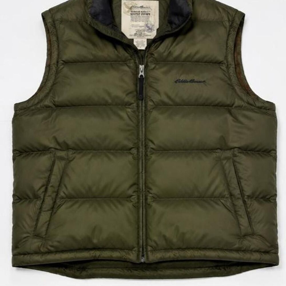 Eddie-bauer Men's Khaki and Green Jacket